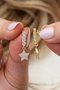 Heliophilia Silver Pendientes de Plata de Ley 925 con Baño de Oro y Circón